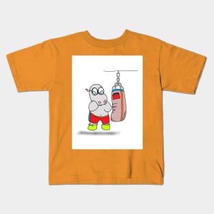 Boxing hippo Kids T-Shirt